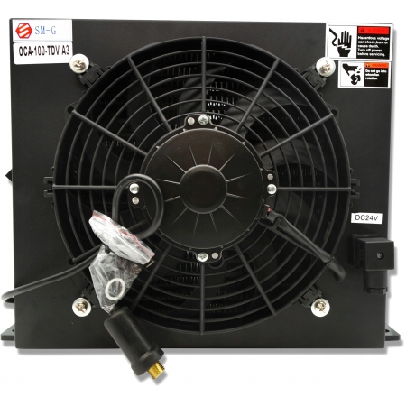 Chłodnica oleju hydraulicznego 100L/min DC 24V ŻURAWIA LEŚNEGO HDS